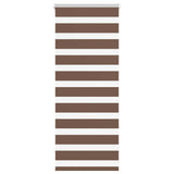 Vidaxx Zebra-Rollo 65x100 cm Stoffbreite 60,9 cm Polyester braun