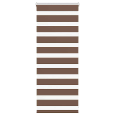 Vidaxx Zebra-Rollo 65x100 cm Stoffbreite 60,9 cm Polyester braun
