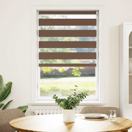 Vidaxx Zebra-Rollo 70x100 cm Stoffbreite 65,9 cm Polyester braun
