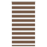 Vidaxx Zebra-Rollo 85x100 cm Stoffbreite 80,9 cm Polyester braun