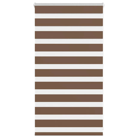 Vidaxx Zebra-Rollo 90x100 cm Stoffbreite 85,9 cm Polyester braun