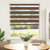 Vidaxx Zebra-Rollo 95x100 cm Stoffbreite 90,9 cm Polyester braun