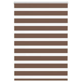 Vidaxx Zebra-Rollo 100x100 cm Stoffbreite 95,9 cm Polyester braun
