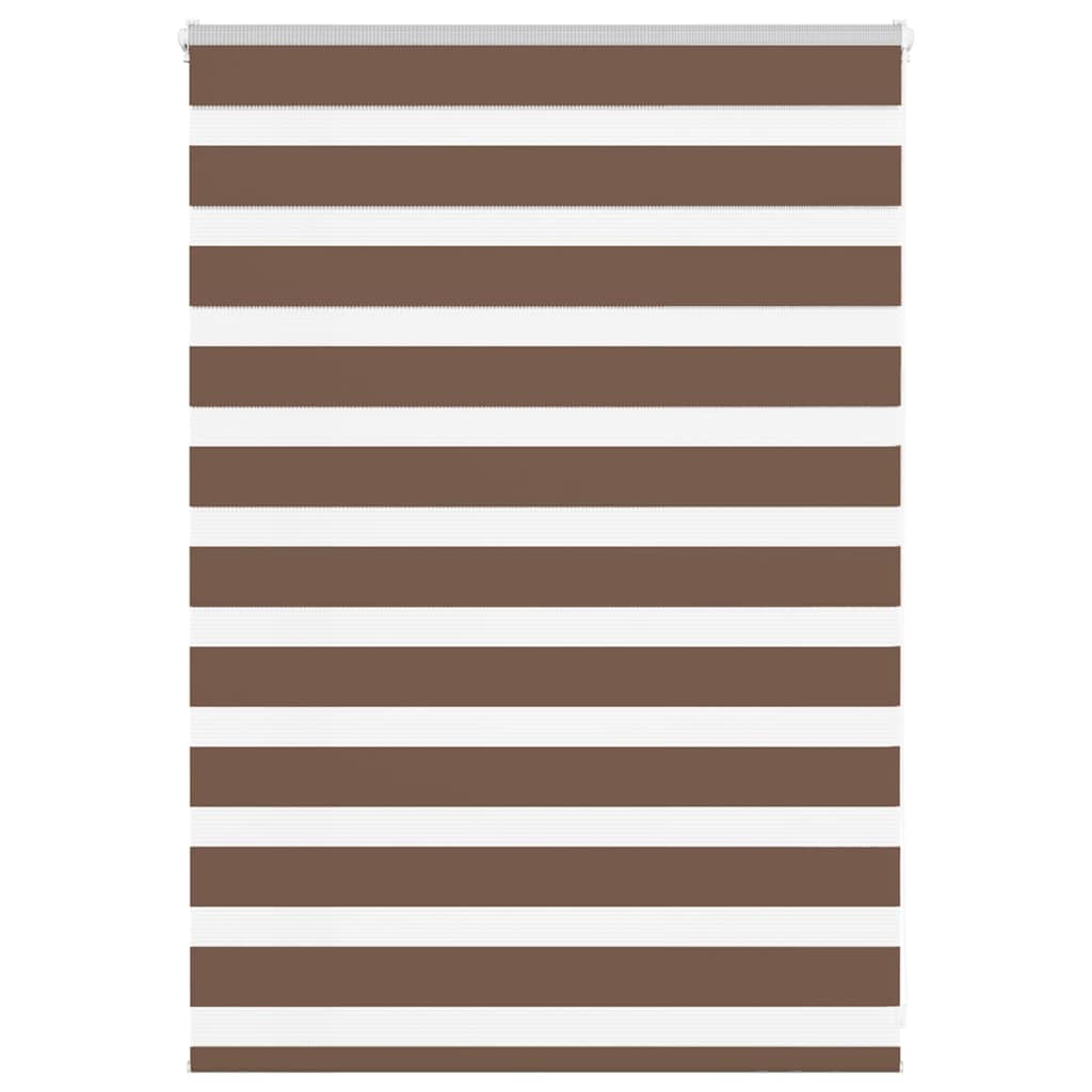 VidaXL Zebra-Rollo 105x100 cm Stoffbreite 100,9 cm Polyester braun
