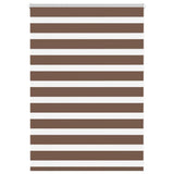 VidaXL Zebra-Rollo 105x100 cm Stoffbreite 100,9 cm Polyester braun
