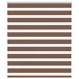 VidaXL Zebra-Rollo 125x100 cm Stoffbreite 120,9 cm Polyester braun