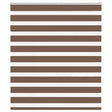 VidaXL Zebra-Rollo 130x100 cm Stoffbreite 125,9 cm Polyester braun