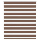 VidaXL Zebra-Rollo 135x100 cm Stoffbreite 130,9 cm Polyester braun