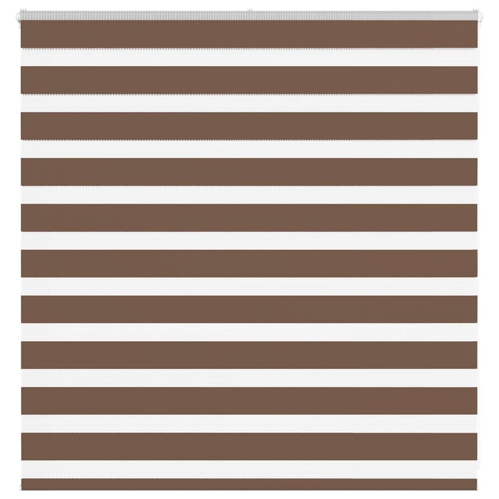 VidaXL Zebra-Rollo 145x100 cm Stoffbreite 140,9 cm Polyester braun