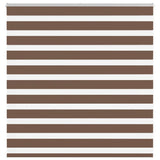 VidaXL Zebra-Rollo 145x100 cm Stoffbreite 140,9 cm Polyester braun