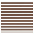 VidaXL Zebra-Rollo 160x100 cm Stoffbreite 155,9 cm Polyester braun