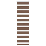 VidaXL Zebra-Rollo 45x150 cm Stoffbreite 40,9 cm Polyester braun