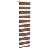 Vidaxx Zebra-Rollo 50x150 cm Stoffbreite 45,9 cm Polyester braun