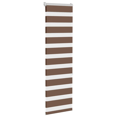 Vidaxx Zebra-Rollo 50x150 cm Stoffbreite 45,9 cm Polyester braun