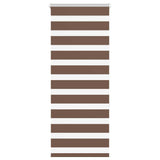 Vidaxx Zebra-Rollo 55x150 cm Stoffbreite 50,9 cm Polyester braun