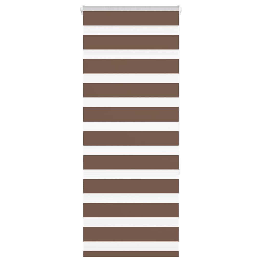 Vidaxx Zebra-Rollo 60x150 cm Stoffbreite 55,9 cm Polyester braun