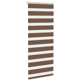 Vidaxx Zebra-Rollo 60x150 cm Stoffbreite 55,9 cm Polyester braun