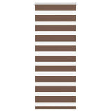 Vidaxx Zebra-Rollo 65x150 cm Stoffbreite 60,9 cm Polyester braun