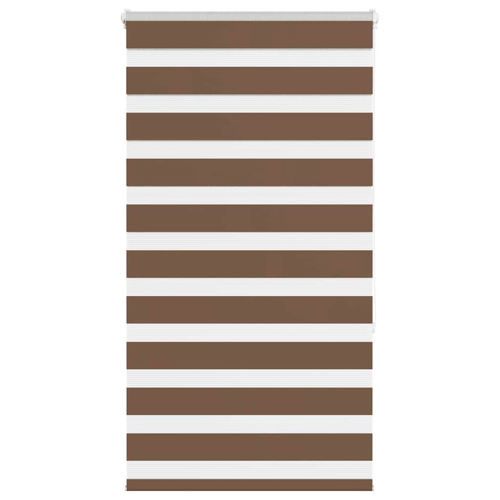 Vidaxx Zebra-Rollo 80x150 cm Stoffbreite 75,9 cm Polyester braun