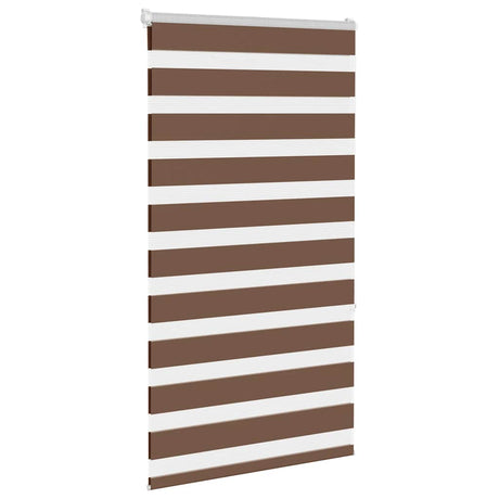 Vidaxx Zebra-Rollo 80x150 cm Stoffbreite 75,9 cm Polyester braun