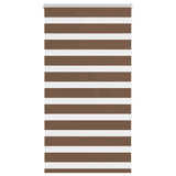 Vidaxx Zebra-Rollo 85x150 cm Stoffbreite 80,9 cm Polyester braun