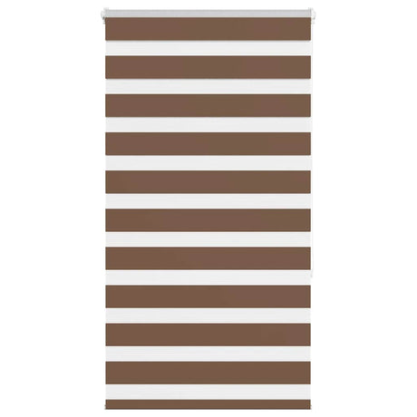 Vidaxx Zebra-Rollo 90x150 cm Stoffbreite 85,9 cm Polyester braun