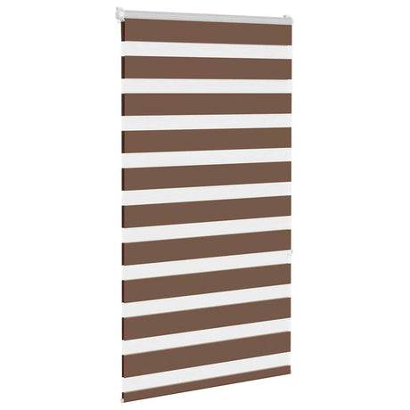 Vidaxx Zebra-Rollo 90x150 cm Stoffbreite 85,9 cm Polyester braun