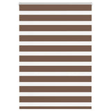 Vidaxx Zebra-Rollo 95x150 cm Stoffbreite 90,9 cm Polyester braun