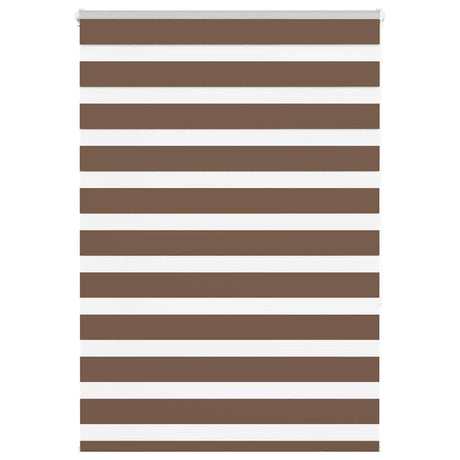 Vidaxx Zebra-Rollo 95x150 cm Stoffbreite 90,9 cm Polyester braun
