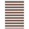 VidaXL Zebra-Rollo 110x150 cm Stoffbreite 105,9 cm Polyester braun