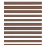 VidaXL Zebra-Rollo 120x150 cm Stoffbreite 115,9 cm Polyester braun