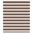 VidaXL Zebra-Rollo 130x150 cm Stoffbreite 125,9 cm Polyester braun