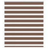 VidaXL Zebra-Rollo 135x150 cm Stoffbreite 130,9 cm Polyester braun