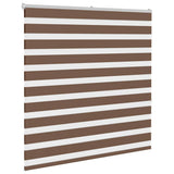 VidaXL Zebra-Rollo 140x150 cm Stoffbreite 135,9 cm Polyester braun
