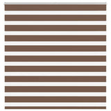 VidaXL Zebra-Rollo 145x150 cm Stoffbreite 140,9 cm Polyester braun