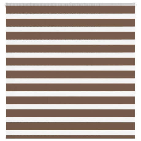 VidaXL Zebra-Rollo 145x150 cm Stoffbreite 140,9 cm Polyester braun