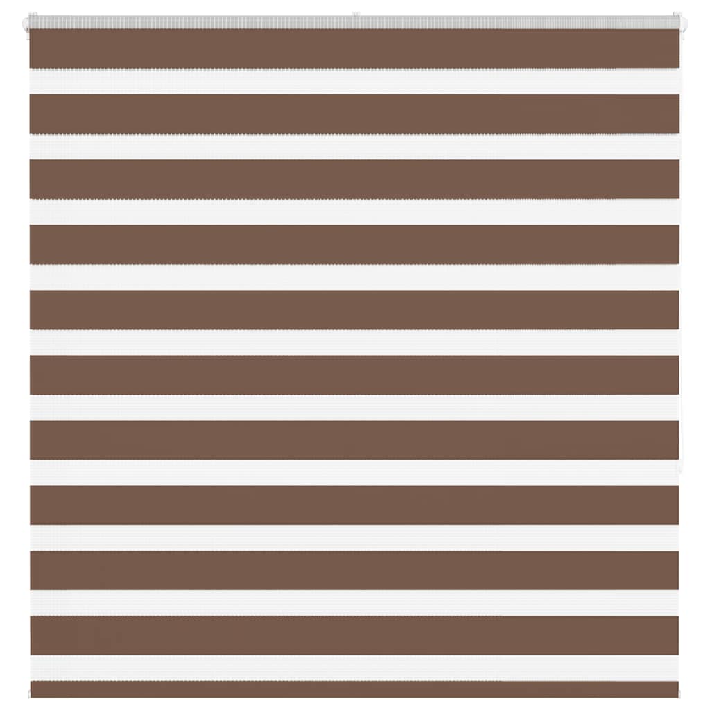 VidaXL Zebra-Rollo 150x150 cm Stoffbreite 145,9 cm Polyester braun