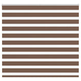 VidaXL Zebra-Rollo 165x150 cm Stoffbreite 160,9 cm Polyester braun