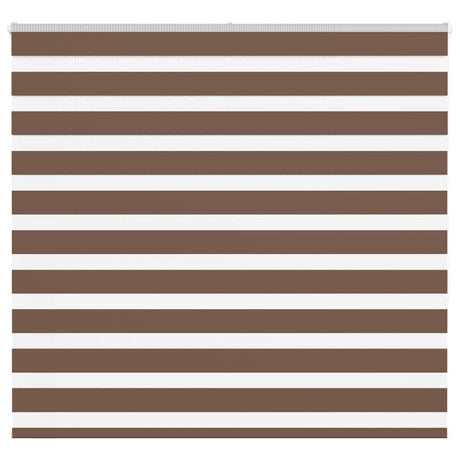 VidaXL Zebra-Rollo 165x150 cm Stoffbreite 160,9 cm Polyester braun