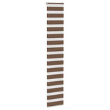 Vidaxx Zebra-Rollo 40x200 cm Stoffbreite 35,9 cm Polyester braun