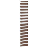 VidaXL Zebra-Rollo 50x200 cm Stoffbreite 45,9 cm Polyester braun