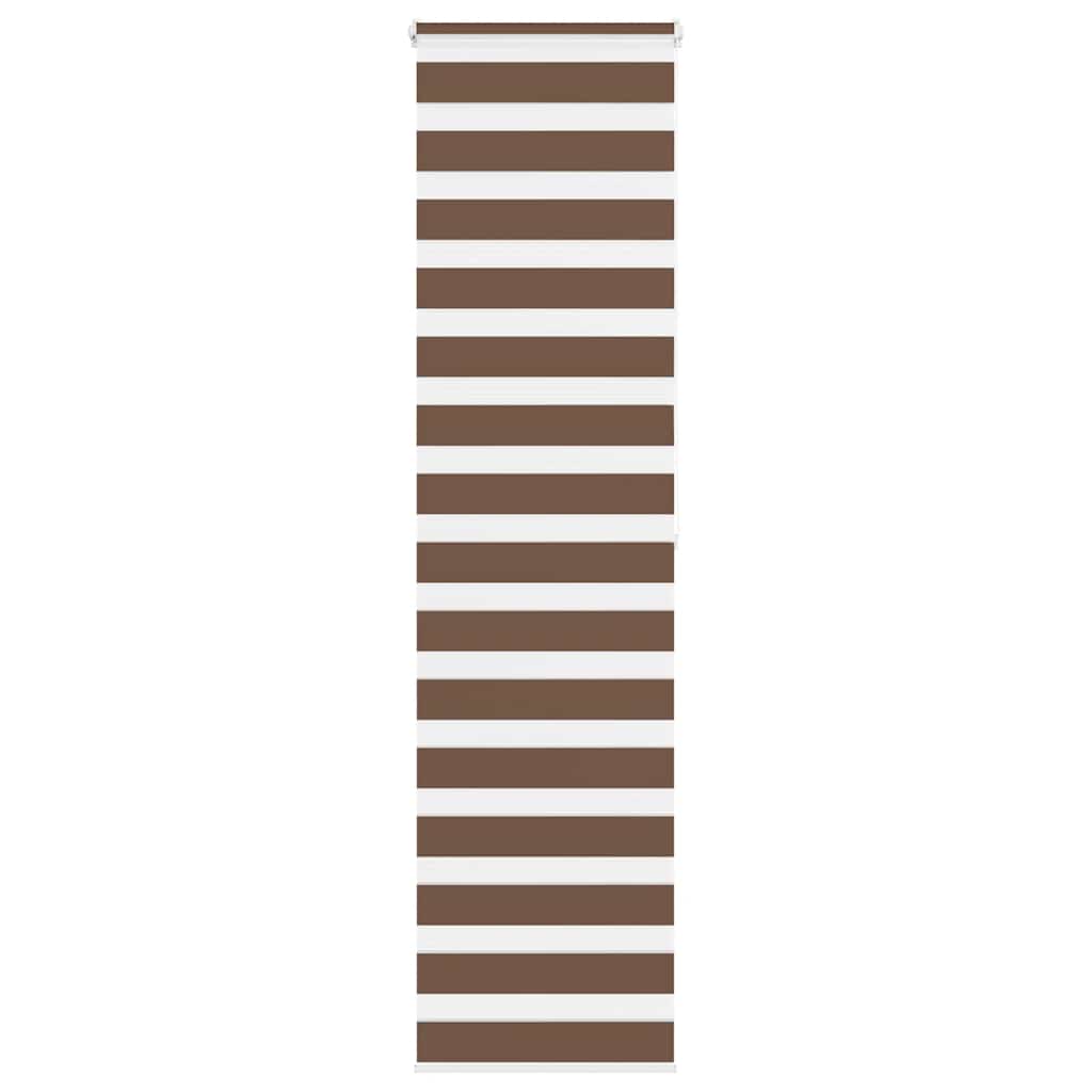 Vidaxx Zebra-Rollo 65x200 cm Stoffbreite 60,9 cm Polyester braun