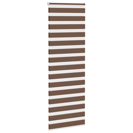Vidaxx Zebra-Rollo 70x200 cm Stoffbreite 65,9 cm Polyester braun