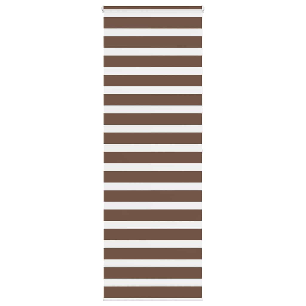 Vidaxx Zebra-Rollo 75x200 cm Stoffbreite 70,9 cm Polyester braun