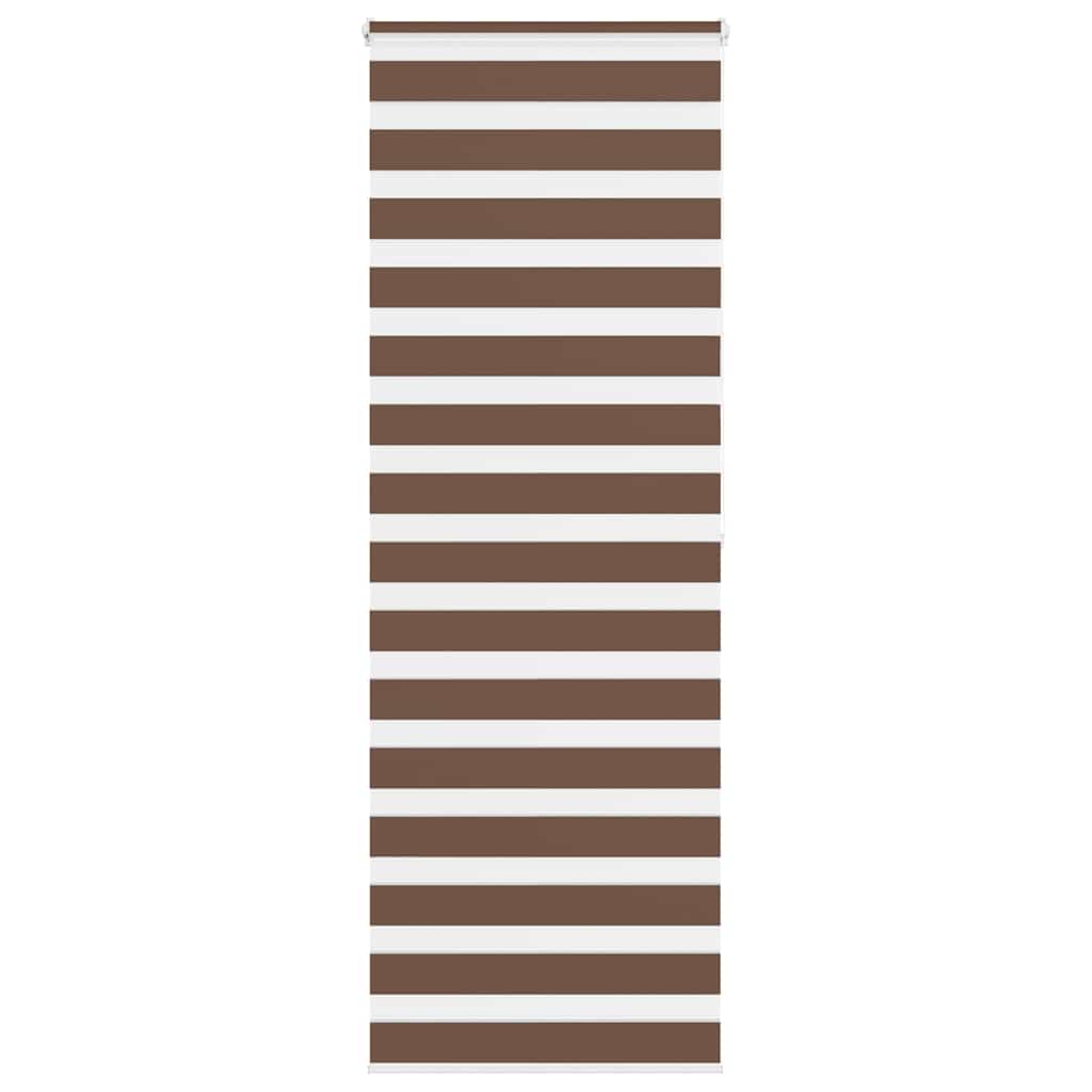 Vidaxx Zebra-Rollo 90x200 cm Stoffbreite 85,9 cm Polyester braun