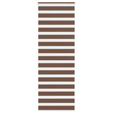Vidaxx Zebra-Rollo 90x200 cm Stoffbreite 85,9 cm Polyester braun