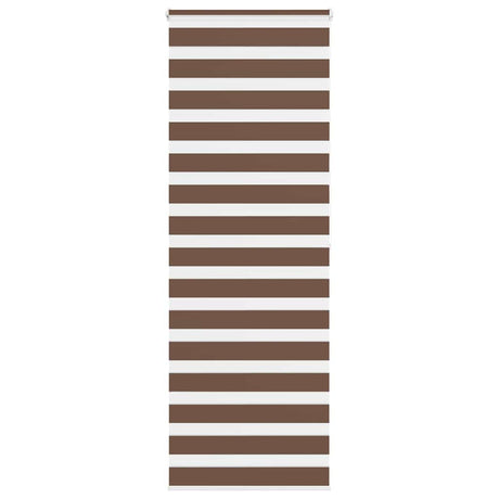 Vidaxx Zebra-Rollo 90x200 cm Stoffbreite 85,9 cm Polyester braun