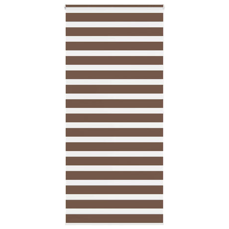 Vidaxx Zebra-Rollo 95x200 cm Stoffbreite 90,9 cm Polyester braun
