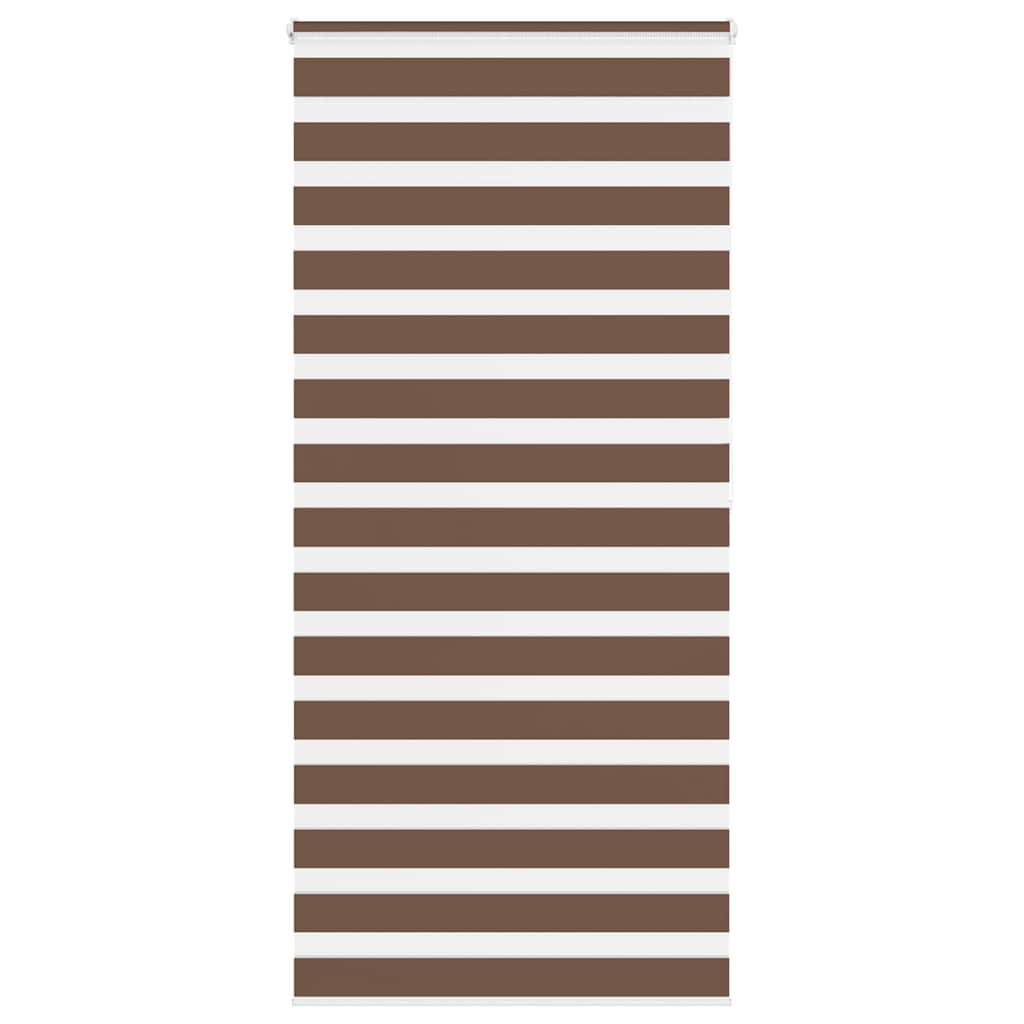 Vidaxx Zebra-Rollo 100x200 cm Stoffbreite 95,9 cm Polyester braun