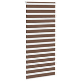 Vidaxx Zebra-Rollo 100x200 cm Stoffbreite 95,9 cm Polyester braun